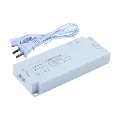 Transformateur bande lumineuse double tension 12V 24V compact pour meuble et dressing