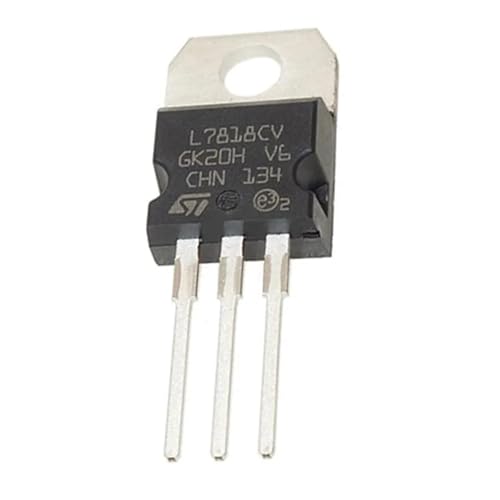 BRHJJQPP (50 uds) L7818CV L7818 7818 TO-220 Transistor regulador de Voltaje de Tres terminales Chipset