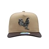 Ferreti Hats El Gallo Khaky Baseball Cap - Premium Rooster Hat for Men and Women, Ball Caps for Men for Any Occasion, Rooster Trucker Hat, Gorra para Hombre Ajustable