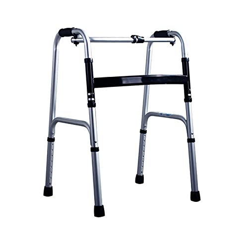 Andador de marco de inodoro, andador plegable de aluminio con soporte de brazo y rueda para ancianos, ayuda de movilidad duradera, estrella de luz
