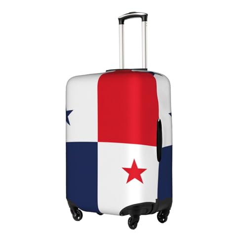 Flag of Panama Print Unique Travel Luggage Cover Washable Anti Scratch Suitcase Protector for Vacation2