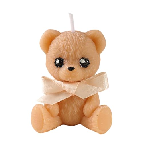 Bonita vela perfumada de 5 x 4 x 6,2 cm, decoración estética natural para fiestas infantiles, conmemoraciones, salas de estar, escritorios, mesas, estanterías, fiestas en interiores