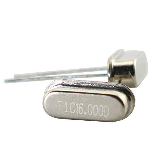 ToToT 20pcs Quartz Crystal Oscillator 16MHz HC-49S 2 Pin for TV, car Electronics, PC Card, Electronic Watch, DVD, MP3