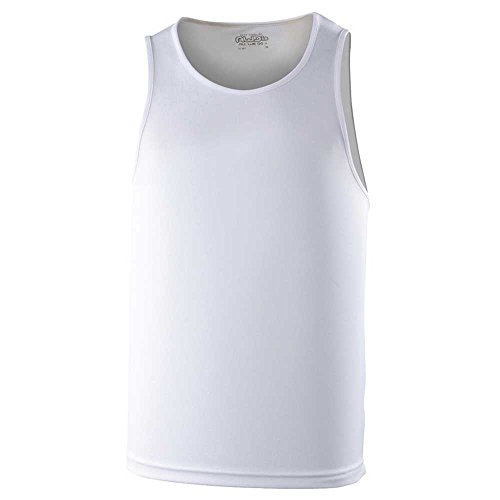 Image of Just Cool Mens Colours Sleeveless Jogging Sports Vest Tank Top S,M,L,XL,XXL