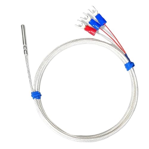Sensor de temperatura PT1000 de acero inoxidable impermeable con cable de 1 metro
