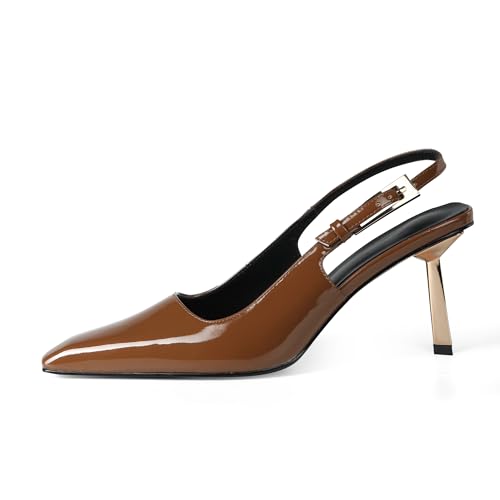 iiimmu Kitten Heels for Women 3.5 in Stiletto Heel Pumps Closed...