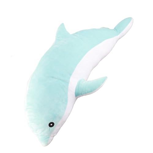Peluche dauphin rose de 30 cm en texture douce pour s'endormir - 4
