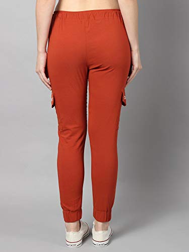 Image of dockstreetWomen Lowers Bz17fire Brown dckprnttoko Mfire Brown dockstreet Pocket Desgin M