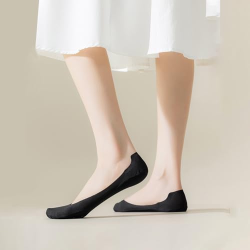 5 Pairs Women No Show Socks Non-Slip Breathable Comfortable Liner Socks3