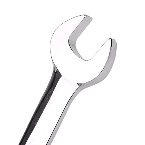 Vokenforu 27mm Ratchet Spanner, Ratcheting Combination Wrench, Hardened Chrome Vanadium Steel Open End Spanner Metric