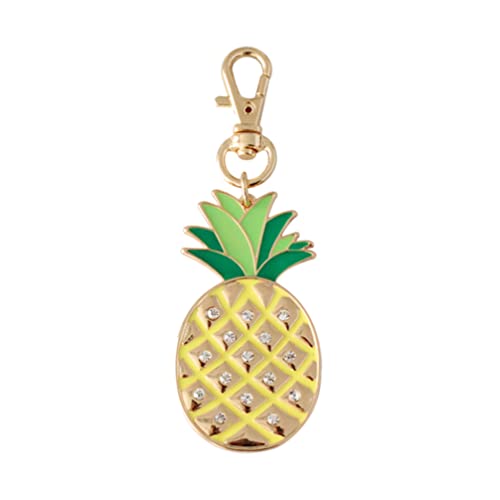 Chaveiro Amosfun de abacaxi, chaveiro de metal, chaveiro de personalidade, lembrancinha de aniversár