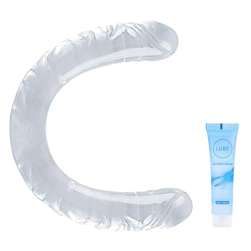 45cm Double-ended Sex Spielzeug für die Frau Masturbator Realistische Dildo mit Saugnapf für Freihändiges Spielen Körpersicheres Material&Erwachsenen-Sexspielzeug für Frauen Das Schwert Dildos