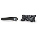 multimedia pc definition producto 1: SONIDO DE ALTA CALIDAD – Con una potencia máxima de 12 W, la barra de sonido compacta para PC es muy potente; el audio nítido enriquecerá cualquier programa o vídeo que estés viendo.