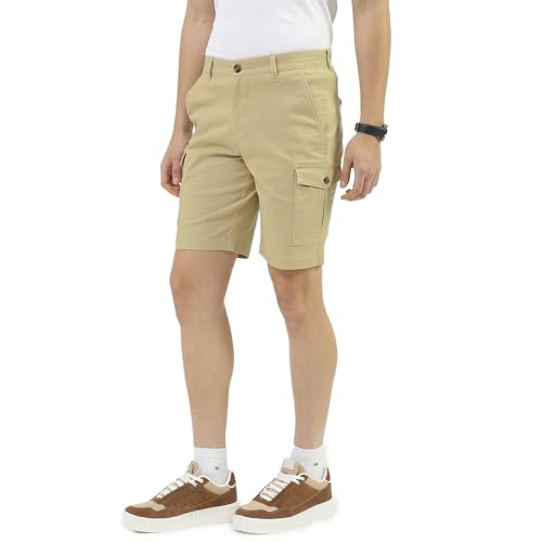 Image of UNITED COLORS OF BENETTON Men Solid Slim Fit Shorts