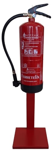 Support sur pied pour extincteur + extincteur 6 kg ABC haute efficacité certifié marin marchand pour bateaux de plaisance