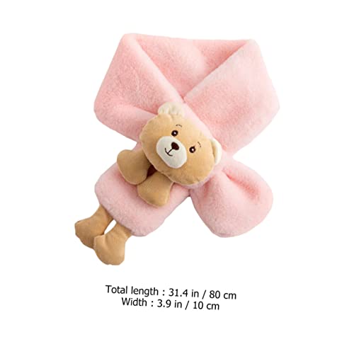 BESTYASH 1pc Lovely Cartoon Boy Girl Scarf Neck Warmer for Boys and Girls Soft Scarf Cozy and Skin-friendly Design for Toddlers and Boy Girl2