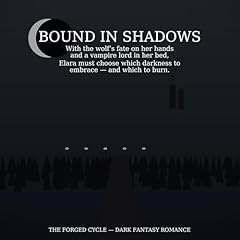 Diseño de la portada del título Bound in Shadows
