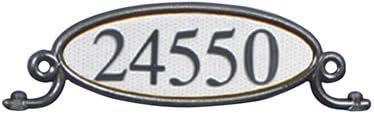 Solar Group MBPLAQ0B Decorative Oval Address Plaque