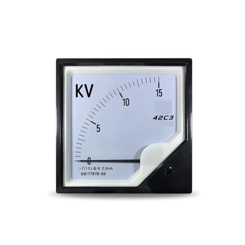 Voltmètre haute tension CC 42C3 aiguille 100kV pour tableau électrique
