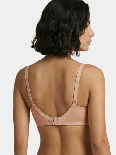 Image of Enamor Bamboo Cotton IO05, Plunge, Everyday Women's T-Shirt Bra - 3X Softer, 4X More Absorbent & Antimicrobial, Padded, Wirefree, High Coverage