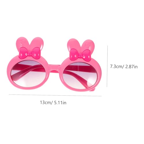 Garneck 1pair Boys and Girls Cartoon Sunglasses for Parties Cute Design Uv Eyewear for Girls for and Outdoor Fun Party Favors2