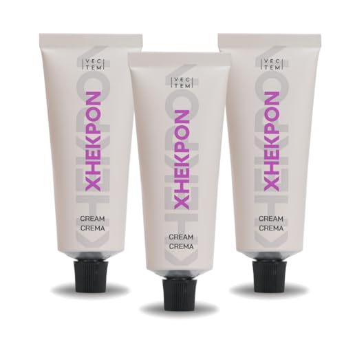 3-PACK Xhekpon Cream for Face, Neck and Cleavage Skincare - Cream with Hydrolized Collagen and Aloe Vera/Anti-aing cream 40ML - Favours skin moisturization, protection and regeneration.