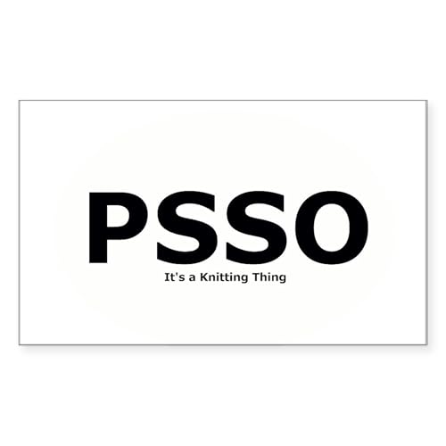 CafePress PSSO It's A Knitting Thing Sticker Rectangle Bumper Sticker Car Decal