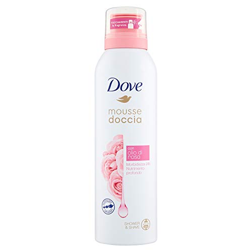 Dove Mousse de ducha rosa, 200 ml