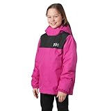 Helly-Hansen Jr Vancouver Fleece Insulated Jacket - Junior Unisex, Windproof, Water-Resistant, Warmth For Outdoor Adventures, 663 Magenta 2.0-14