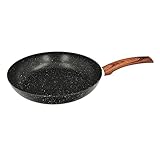 ORYX Sarten Aluminio Forjado Antiadherente Ø 28 x 5,5 cm. Mango Engomado / 5 capas/Acabado Piedra/Apta Para Todo Tipo de Cocinas