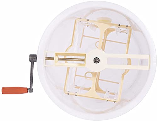 2 Frame Plastic Handleiding Bee Honey Extractor, 18L Grote capaciteit Honingraat Verwerking Honey Centrifuge voor… - Image 3