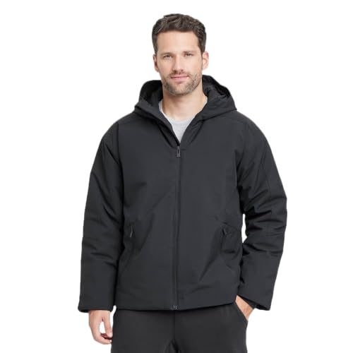 All in Motion Men's Winter Jacket - (Medium, Black)