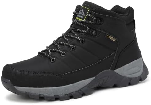 ARRIGO BELLO Winterschuhe Herren Trekking Gefüttert Warm Rutschfeste Boot | Langlebig, Komfortabel, Stoßdämpfend, Verstärkte Zehenkappe, Herausnehmbare Einlegesohle, Alltagstauglic