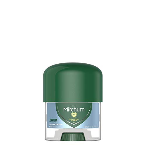 Mitchum Men Gel Antiperspirant Deodorant, Unscented, 0.7Oz. #TOP13