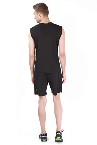 Image of Head HMS-503 Polyester Tennis Apparel, X-Large (Black)