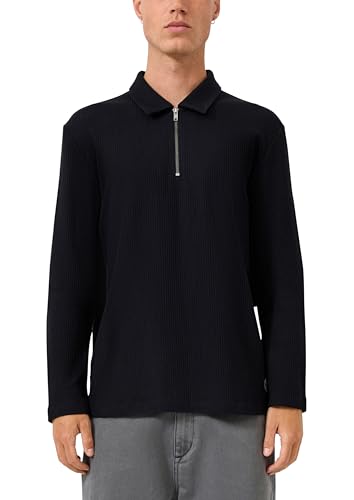 Polo à manches longues homme QS anti-plis confort thermique