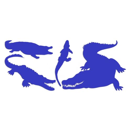 Alligator Gator Croc 3.75" x 9 Medium Blue