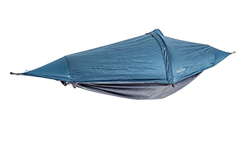Flying Tent Hamac étanche avec moustiquaire, pour 1 personne, tente suspendue, colonne...