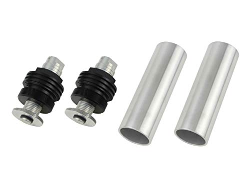 ポッシュ バイク用品 イニシャルアジャスター タイプ2 ブラック/シルバー W650/8 041666-03