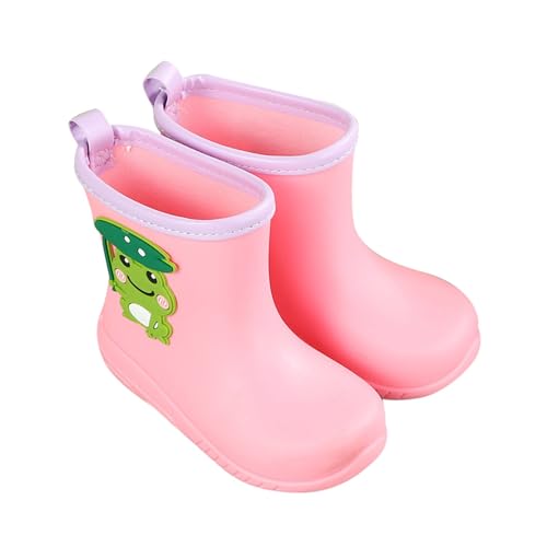 Bottes de pluie pour enfants pour tout-petits souples à cordon protecteur