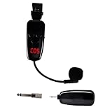 BESPORTBLE Microphone Sans Fil Pour Instrument Émetteur Et Récepteur Pour Saxophone Harmonie Trompette Système Uhf Avec Distance