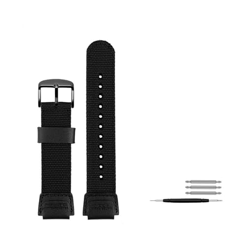 Bracelet nylon 18mm anti-irritation pour montre Casio F91W A158