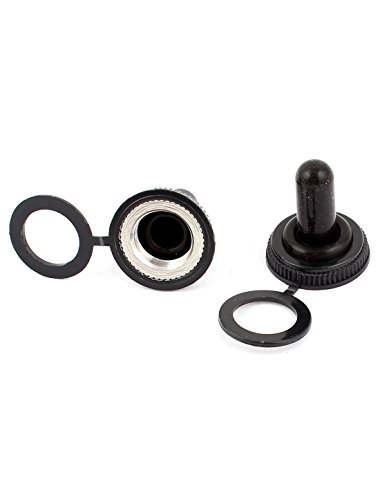 Sourcingmap 12pcs 11mm Female Thread Dia Rubber Waterproof Toggle Switch Cover Cap - Image 3