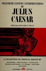 Hardcover Twentieth Century Interpretations of Julius Caesar: A Collection of Critical Essays Book
