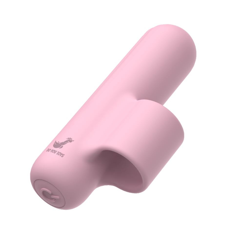 Silicone Finger Vibrator for Women - Multi-Function Clitoral Bullet Vibrator with 10 Vibration Modes - Waterproof and Submersible