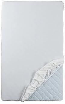 Sleep Factory - Mattress Protector | Waterproof, Comfort Collection 100% Jersey Cotton Top - Twin Size, Up to 18” Depth, White