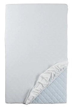 Sleep Factory By Zisa Dreams - Mattress Protector | Waterproof, Comfort Collection 100% Jersey Cotton Top - King Size, Up To 18” Depth, White #TOP6