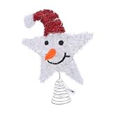 Photo Gallery malugogo puntale per albero di natale illuminato a forma di stella con base a molla stabile, luce led festiva per interni ed esterni, decorazioni per alberi di natale, camere da letto, feste e Photo Gallery malugogo puntale per albero di natale illuminato a forma di stella con base a molla stabile, luce led festiva per interni ed esterni, decorazioni per alberi di natale, camere da letto, feste e