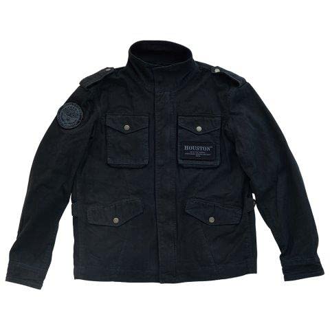 Amazon.co.jp: ヒューストン M-65コットンジャケット BLACK Mサイズ