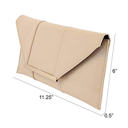 Image of JNB Faux Patent Leather Envelope Candy Clutch